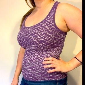 Purple tank top